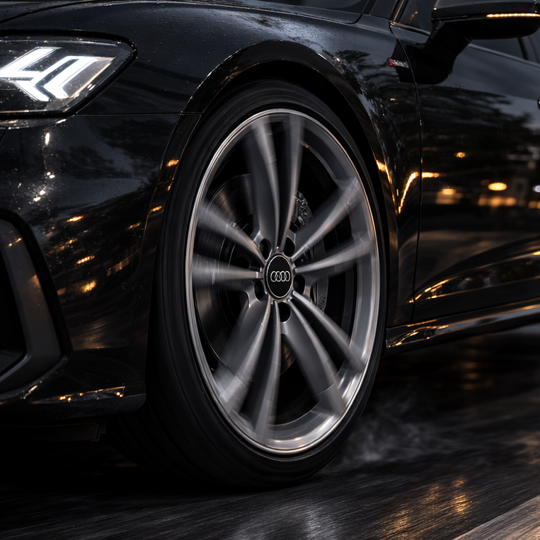 Audi Dynamic Hub Caps 60mm