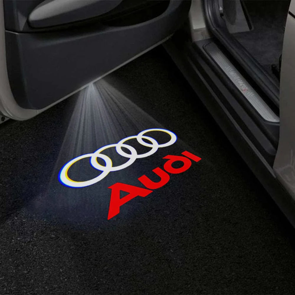 Audi logo projectors for doors
