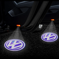 Volkswagen logo door projectors