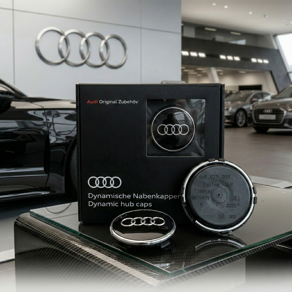 Audi Dynamic Hub Caps 60mm